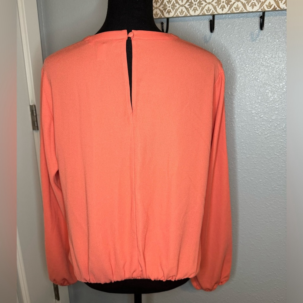 Nine West Women’s Long Sleeve Blouse Sz L - Picture 3 of 8